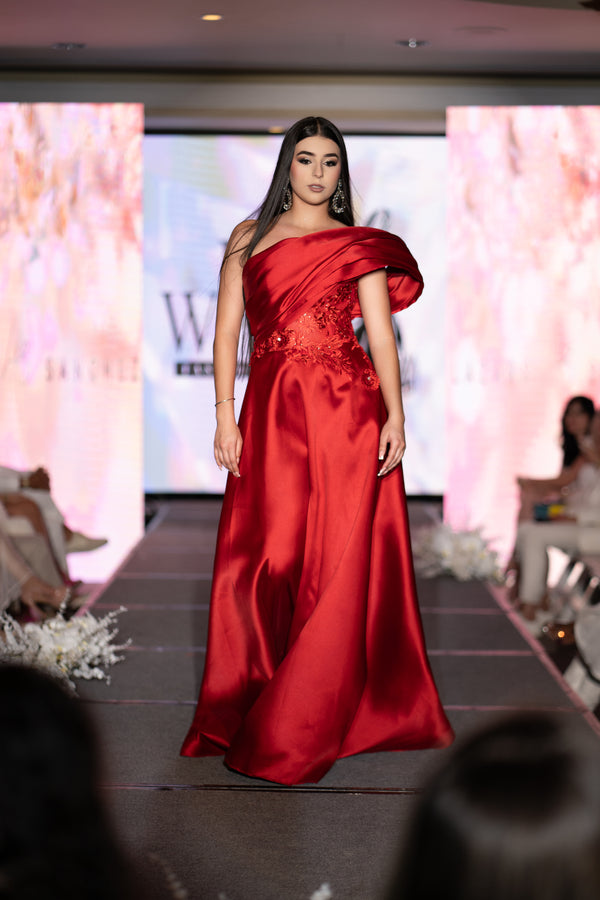 Crimson Dress FW24
